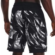 Short Imprimé Noir/Blanc Homme Under Armour Baseline 10' vue 2