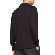Polo Manches Longues Noir Homme Tommy Hilfiger Liquid vue 2