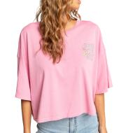 Camiseta rosa de mujer Billabong Feeling barato