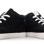 Baskets Noir/Blanc Homme Calvin Klein Jeans Ess Vulc vue 7