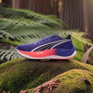 Chaussures de Running Bleu Femme Puma Velocity Nitro 3 vue 8