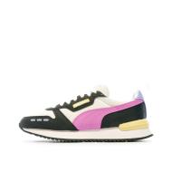 Baskets Noir/Rose Femme Puma R78 pas cher