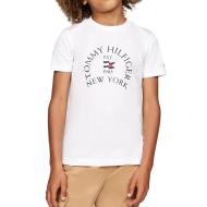 T-shirt Blanc Garçon Tommy Hilfiger Nautical