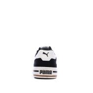 Weiß/Schwarze Puma Court Classic Sneaker für Damen Ansicht 3