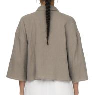 Chemise Taupe Femme JDY Theis Life 3/4 vue 2