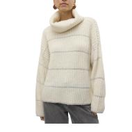 Pull Ecru/Argent Femme Vero Moda Shila
