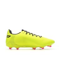 Chaussures de Foot Jaunes Homme Puma King Pro FG/AG vue 2
