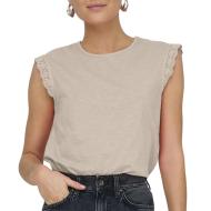 T-Shirt Beige Femme JDY Salva