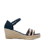 Sandales Compensées Marine Femme Tommy Hilfiger Corporate Webbing vue 2