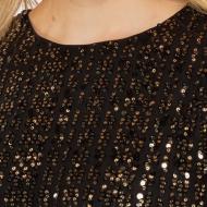 Robe Noir à sequins Femme Superdry vue 3
