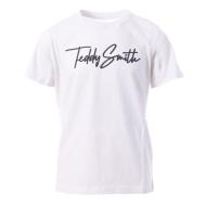 T-shirt Blanc/Logo Garçon Teddy Smith Evan