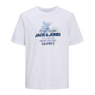 T-Shirt Blanc Garçon Jack & Jones Jjgradient