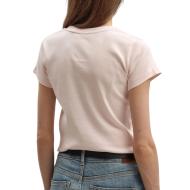 T-Shirt Rose Pale Femme Pepe jeans PL506037 vue 2