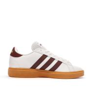 Baskets Blanc/Bordeaux Homme Adidas Grand Court Base 2.0 vue 2