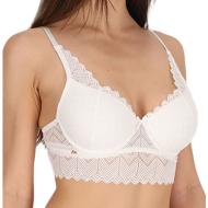 Soutien gorge Blanc Femme Les Petites Bombes Rose