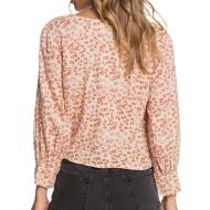 Blouse Beige Imprimé Femme Roxy Kiss And Make vue 2