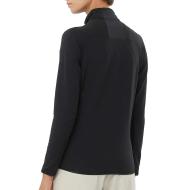 Chaqueta con cremallera negra para mujer Salomon Essential ver 2