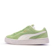 Baskets Vert/Blanc Femme Puma Suede XL