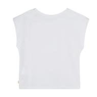 Weißes T-Shirt für Mädchen von Billieblush U21038 Ansicht 2