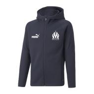 OM Veste de survêtement Marine Junior Puma 22/23 pas cher