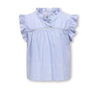 Blouse Bleu Fille Kids ONLY Daimi vue 2