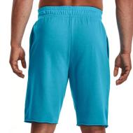 Short Bleu Homme Under Armour Rival Terry vue 2