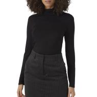 T-Shirt Col Roulé Noir Femme Vero Moda Alberte pas cher