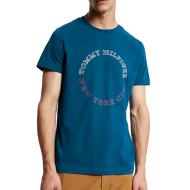 T-shirt Bleu Foncé Homme Tommy Hilfiger Monotype Roundle