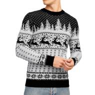 Pull de Noël Marine/Blanc Homme Jack & Jones Gabriel