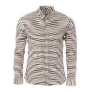Chemise Écru Imprimé Homme Teddy Smith Carton Strectch