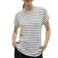 T-Shirt Rayure Blanc Femme Vero Moda Brianna 10291353
