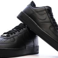 Baskets Noir Homme Nike Air Force 1 one vue 7