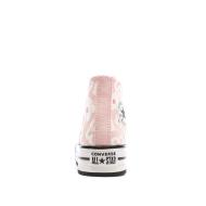 Baskets Rose à fleurs Fille Converse All Star Lift Platform Floral vue 3