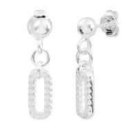Boucles D'Oreilles Argenté Clio Blue Swan pas cher