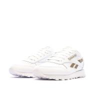 Baskets Blanc/Marron Femme Reebok Classic Leather vue 6