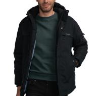 Doudoune Noire Homme Petrol Industries JAC104 pas cher