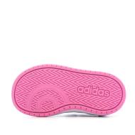 Baskets Grise Fille Adidas Hoops 2.0 vue 5