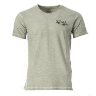 T-shirt Gris Homme Von Dutch Regular pas cher