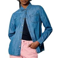 Chemise Manches Longues Bleu Femme Kaporal BINEE pas cher