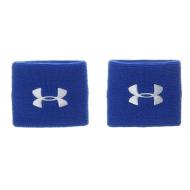 x2 Poignets-Eponge Bleu Mixte Under Armour Performance pas cher