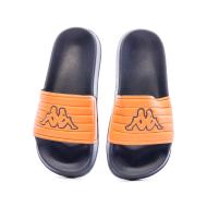 Claquettes Marine/Orange Enfant Kappa Matese vue 3