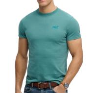 T-shirt Bleu Chiné Homme Superdry Vintage LogoR6Ts