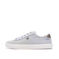Baskets Bleu Clair Femme Tommy Hilfiger Canvas pas cher