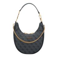 Sac à Main Noir/Gris Femme Guess Dagan Convertible pas cher
