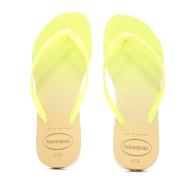 Tongs Jaune/Doré Femme Havaianas Slim Lux Sw Gradient vue 3