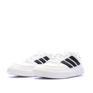 Zapatillas blancas/negras para niño Adidas Courtblock ver 6