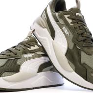Baskets Blanches/Kaki Femme Puma X-ray 3 S vue 7