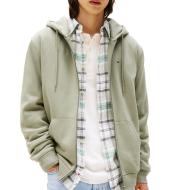 Sweat Zippé Vert Homme Tommy Hilfiger DM0DM2