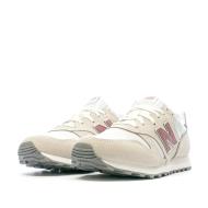 Baskets Beige/Rose Femme New Balance Wl37 vue 6