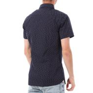 Chemise Manches Courtes Marine Homme Teddy Smith Cut vue 2